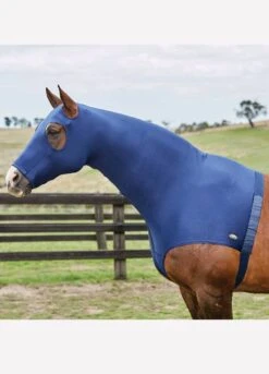 Lemieux Equestrian Supplies Shop 9 Weatherbeeta Stretch Hood With Zip - Navy