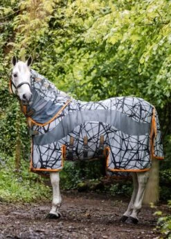 Amigo 3-in-1 CamoFly - Grey/Orange -Lemieux Equestrian Supplies Shop amigo 3in1 camofly 5rdy