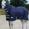 Weatherbeeta Channel Combo Med/Lite - Navy/Silver/Red -Lemieux Equestrian Supplies Shop channelquiltcombordy