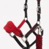 LeMieux Vogue Fleece Headcollar & Leadrope Set - Chilli/Black 1 LeMieux Vogue Fleece Headcollar & Leadrope Set - Chilli/Black -Lemieux Equestrian Supplies Shop chillivogue2