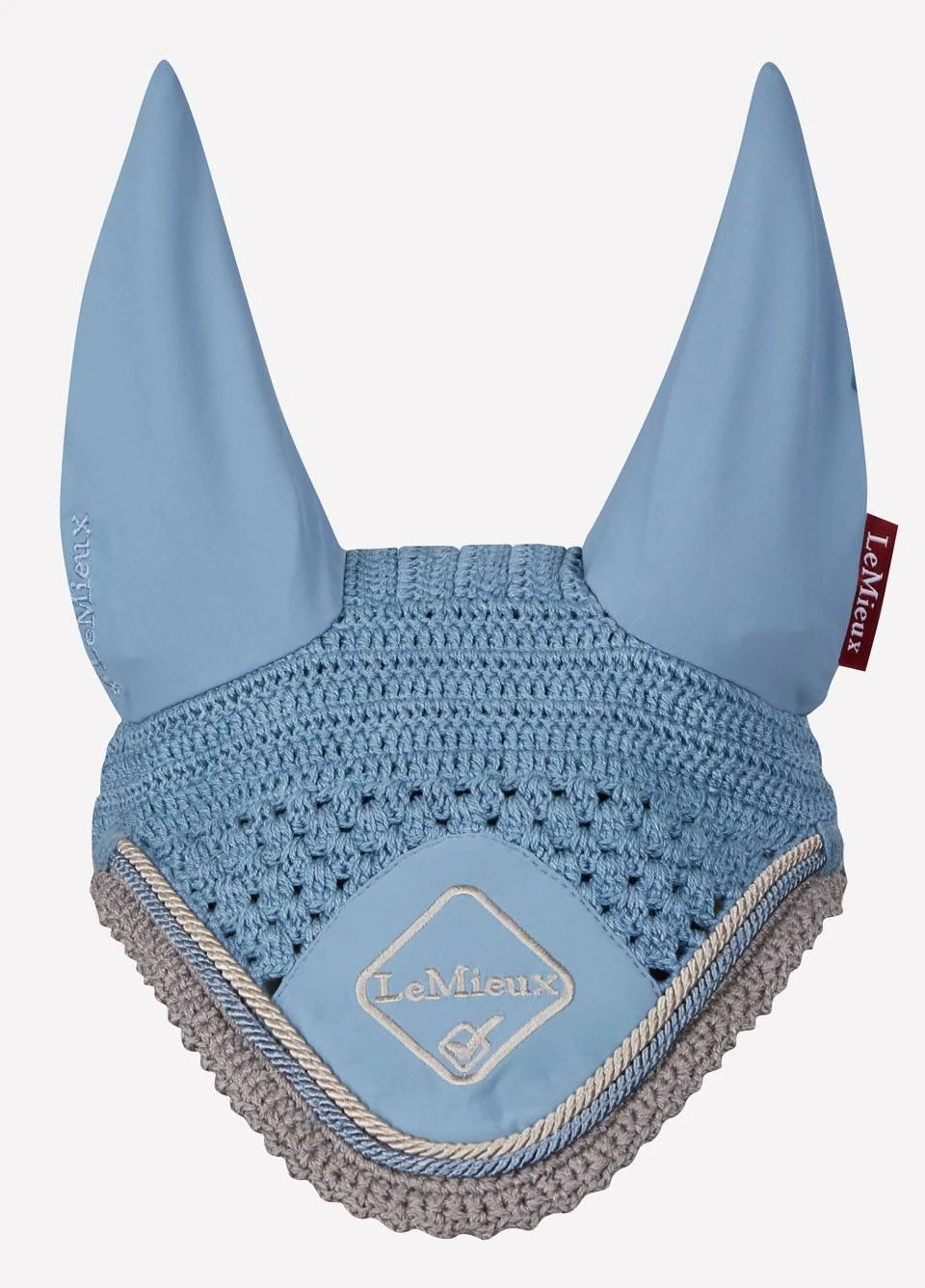 LeMieux Classic Fly Hood - Ice Blue 3 LeMieux Classic Fly Hood - Ice Blue