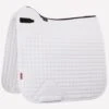 LeMieux ProSport Plain D-Ring Dressage Square - White -Lemieux Equestrian Supplies Shop d ringdresssquare