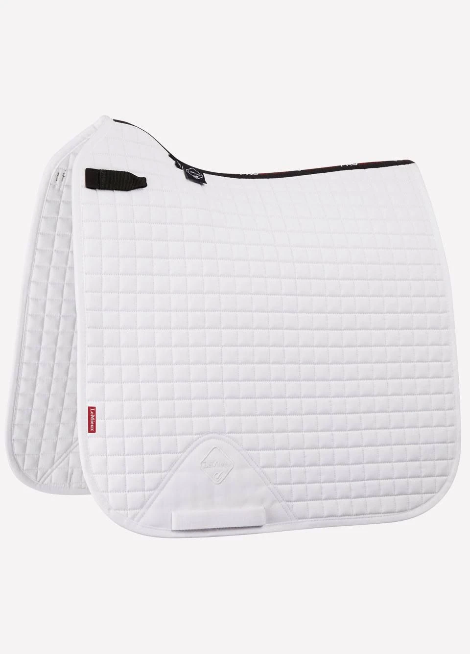 LeMieux ProSport Plain D-Ring Dressage Square - White 3 LeMieux ProSport Plain D-Ring Dressage Square - White