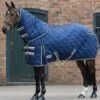 Weatherbeeta ComFiTec Diamond Quilt Detach A Neck Medium Stable Rug - Blue/Charc/White 1 Weatherbeeta ComFiTec Diamond Quilt Detach A Neck Medium Stable Rug - Blue/Charc/White -Lemieux Equestrian Supplies Shop diamondquilt1