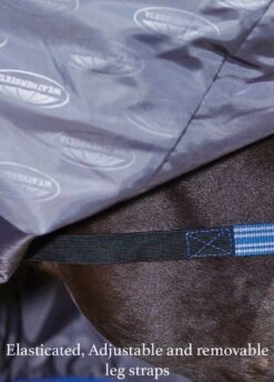 Weatherbeeta Comfitec Essential Combo Heavy Turnout- Iron Flame -Lemieux Equestrian Supplies Shop elasticated removable and adjustablelegstraps 4