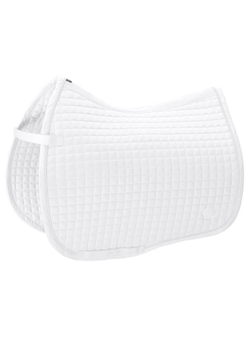 Eskadron Cotton Compact Dressage Saddle Cloth - White 3 Eskadron Cotton Compact Dressage Saddle Cloth - White