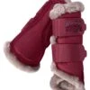 Eskadron Mesh Faux Fur Boots - Rustic Red -Lemieux Equestrian Supplies Shop eskmeshbootred1rdy