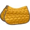 Eskadron Satin Contrast Jump Saddle Cloth VS - Vintage Gold -Lemieux Equestrian Supplies Shop esksatinjumpgold1rdy