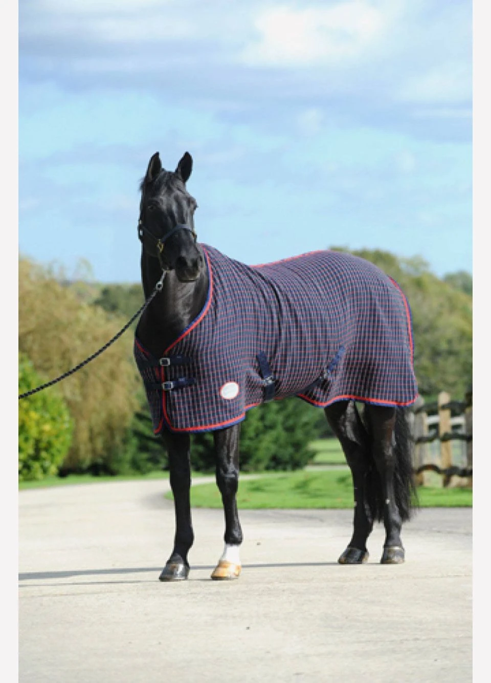 Weatherbeeta Waffle Cooler Rug - Navy/Red/White 3 Weatherbeeta Waffle Cooler Rug - Navy/Red/White