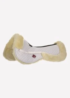 LeMieux Pro Lambskin Half Pad - White/Natural