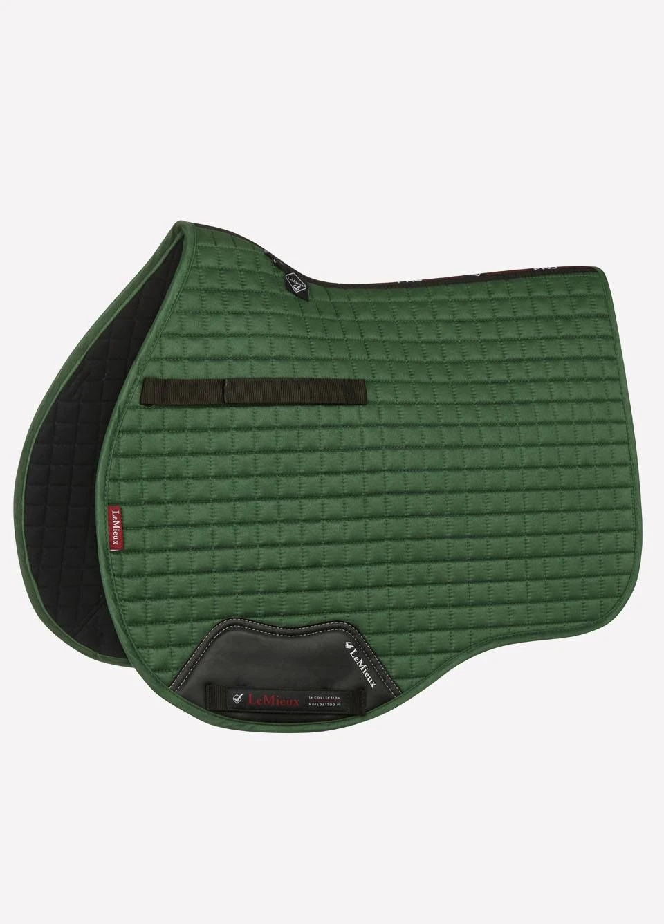 LeMieux ProSport Suede GP Square - Hunter Green 3 LeMieux ProSport Suede GP Square - Hunter Green