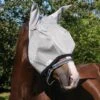 Amigo Fly Mask - Silver/Navy 2 Amigo Fly Mask - Silver/Navy -Lemieux Equestrian Supplies Shop hw amigo fly mask silver ny