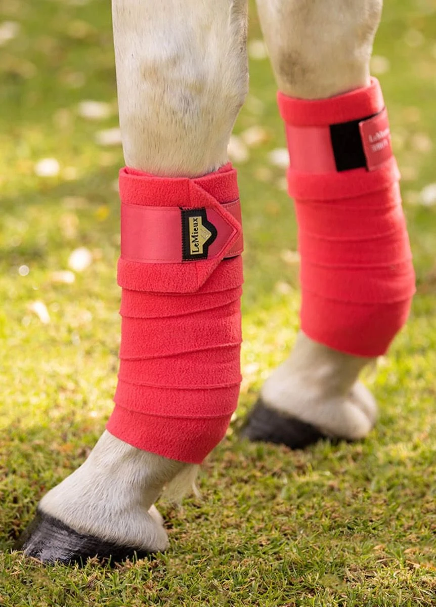 LeMieux Loire Polo Bandages - Papaya 4 LeMieux Loire Polo Bandages - Papaya - Image 2