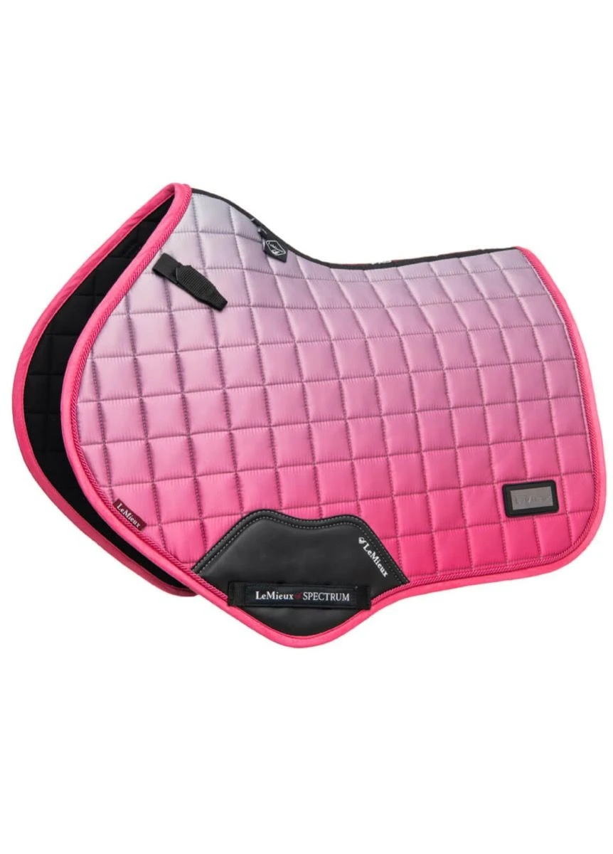 LeMieux Spectrum CC Pad - Grey/Watermelon 3 LeMieux Spectrum CC Pad - Grey/Watermelon