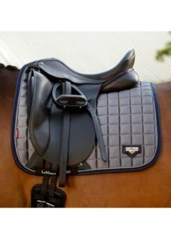 LeMieux Loire Classic Dressage Square - Twilight Grey -Lemieux Equestrian Supplies Shop lemieux dressage pad grey 2rdy