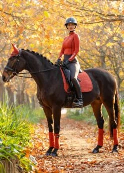 LeMieux Suede Dressage Square - Sienna -Lemieux Equestrian Supplies Shop lemieux dressage pad sienna 3rdy