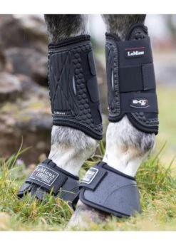 LeMieux Shoc Air XC Front Boots - Black -Lemieux Equestrian Supplies Shop lemieux shoc air front black 2rdy 1