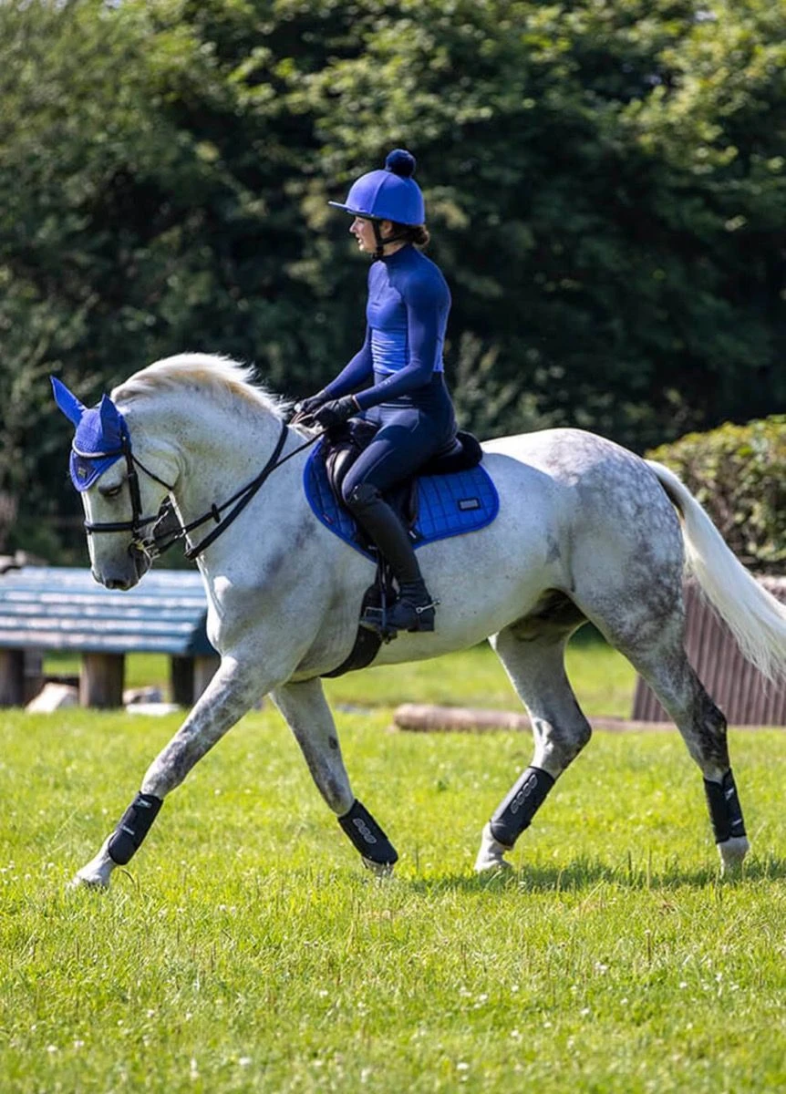 LeMieux Spectrum CC Pad - Navy/Bluebell 4 LeMieux Spectrum CC Pad - Navy/Bluebell - Image 2