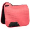 LeMieux Suede Dressage Square - Papaya -Lemieux Equestrian Supplies Shop lemieux suede dressage papaya 1rdy 1