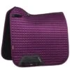 LeMieux Suede Dressage Square - Plum -Lemieux Equestrian Supplies Shop lemieux suede dressage square plum 1rdy 1
