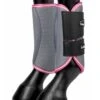 LeMieux Carbon Mesh Wrap Boots - Grey/Watermelon 2 LeMieux Carbon Mesh Wrap Boots - Grey/Watermelon -Lemieux Equestrian Supplies Shop lemiex carbon mesh boot watermelon 1rdy