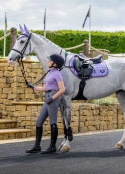 LeMieux Loire Classic CC Square - Wisteria -Lemieux Equestrian Supplies Shop lm cc wisteria 2rdy