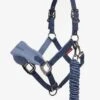 LeMieux Vogue Fleece Headcollar & Leadrope - Indigo 1 LeMieux Vogue Fleece Headcollar & Leadrope - Indigo -Lemieux Equestrian Supplies Shop lm headcollar indigo 1rdy