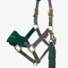 LeMieux Vogue Fleece Headcollar & Leadrope - Spruce 1 LeMieux Vogue Fleece Headcollar & Leadrope - Spruce -Lemieux Equestrian Supplies Shop lm headcollar spruce 2rdy