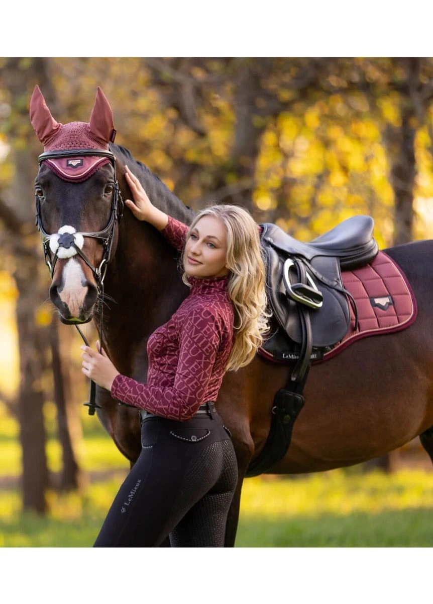 LeMieux Loire Classic GP Square - Orchid 4 LeMieux Loire Classic GP Square - Orchid - Image 2