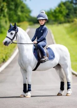 LeMieux Mini Jump Square - Indigo -Lemieux Equestrian Supplies Shop lm mini jump indigo 2rdy