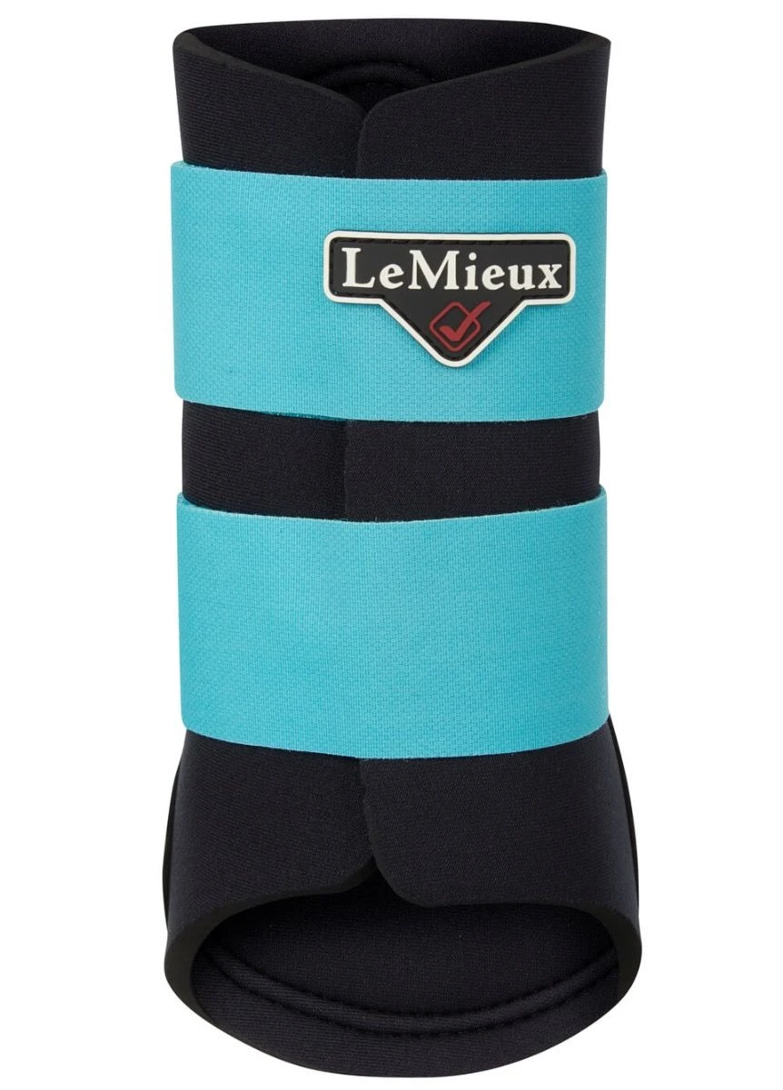 LeMieux Grafter Brushing Boots - Azure 4 LeMieux Grafter Brushing Boots - Azure - Image 2