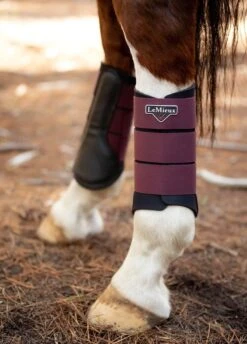 LeMieux Grafter Brushing Boots - Rioja -Lemieux Equestrian Supplies Shop lmbootrioja6rdy