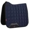 LeMieux Carbon Mesh Dressage Square - Navy -Lemieux Equestrian Supplies Shop lmcarbondressnavyrdy