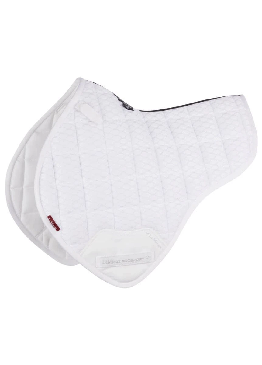 LeMieux Carbon Mesh CC Half Square - White 3 LeMieux Carbon Mesh CC Half Square - White