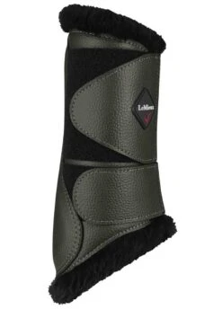 LeMieux Fleece Brushing Boots - Oak -Lemieux Equestrian Supplies Shop lmfleecebootoak3rdy