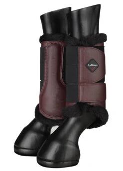 LeMieux Fleece Brushing Boots - Rioja