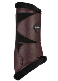 LeMieux Fleece Brushing Boots - Rioja -Lemieux Equestrian Supplies Shop lmfleecebootrioja3rdy