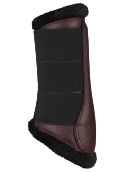 LeMieux Fleece Brushing Boots - Rioja -Lemieux Equestrian Supplies Shop lmfleecebootrioja4rdy