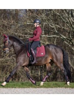 LeMieux Fleece Brushing Boots - Rioja -Lemieux Equestrian Supplies Shop lmfleecebootrioja6rdy