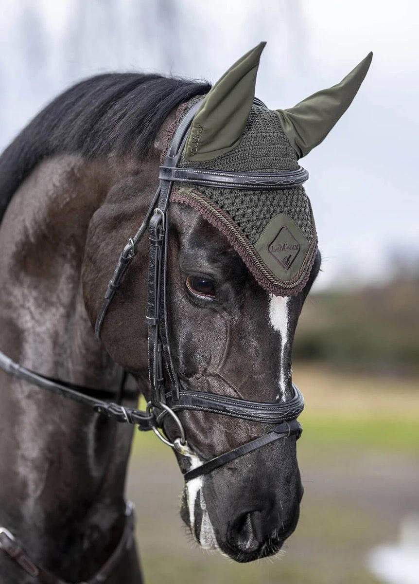 LeMieux Classic Fly Hood - Oak 4 LeMieux Classic Fly Hood - Oak - Image 2