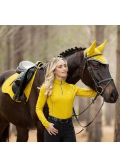 LeMieux Suede GP Square - Dijon -Lemieux Equestrian Supplies Shop lmgpdijon3rdy