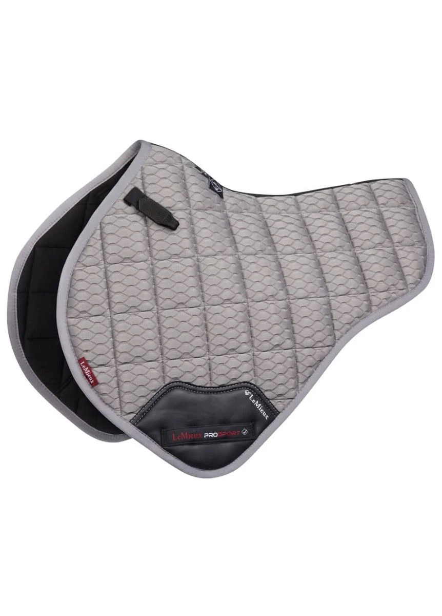 LeMieux Carbon Mesh Half CC Square - Grey 3 LeMieux Carbon Mesh Half CC Square - Grey