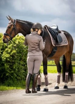LeMieux Loire Polo Bandages - Truffle 5 LeMieux Loire Polo Bandages - Truffle -Lemieux Equestrian Supplies Shop lmpolostruffle2rdy