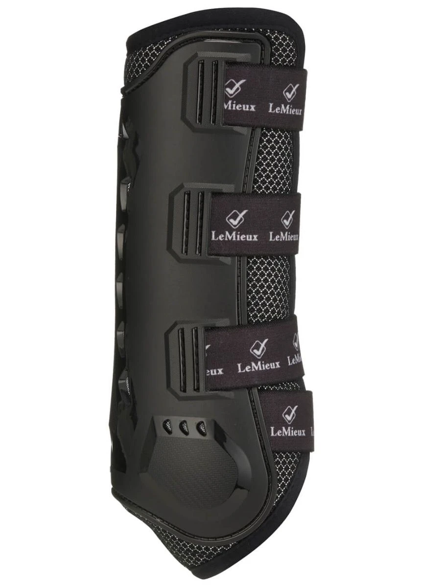 LeMieux Ultra Mesh Snug Boot (Pair) - Black 4 LeMieux Ultra Mesh Snug Boot (Pair) - Black - Image 2