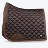 PS Of Sweden Suede Dressage Saddle Pad - Coffee