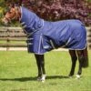 Weatherbeeta ComFITec Essential Detach-A-Neck Lite Plus - Navy/Silver/Red 1 Weatherbeeta ComFITec Essential Detach-A-Neck Lite Plus - Navy/Silver/Red -Lemieux Equestrian Supplies Shop wbdannavyrdy