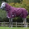 Weatherbeeta ComFITec Plus Dynamic II Detach-A-Neck Medium- Maroon/Grey/White -Lemieux Equestrian Supplies Shop wbdynamicdanmaroonrdy