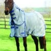 Weatherbeeta Airflow II Detach-A-Neck - Grey/Blue/Grey -Lemieux Equestrian Supplies Shop weatherbeeta airflow dan grey 1rdy