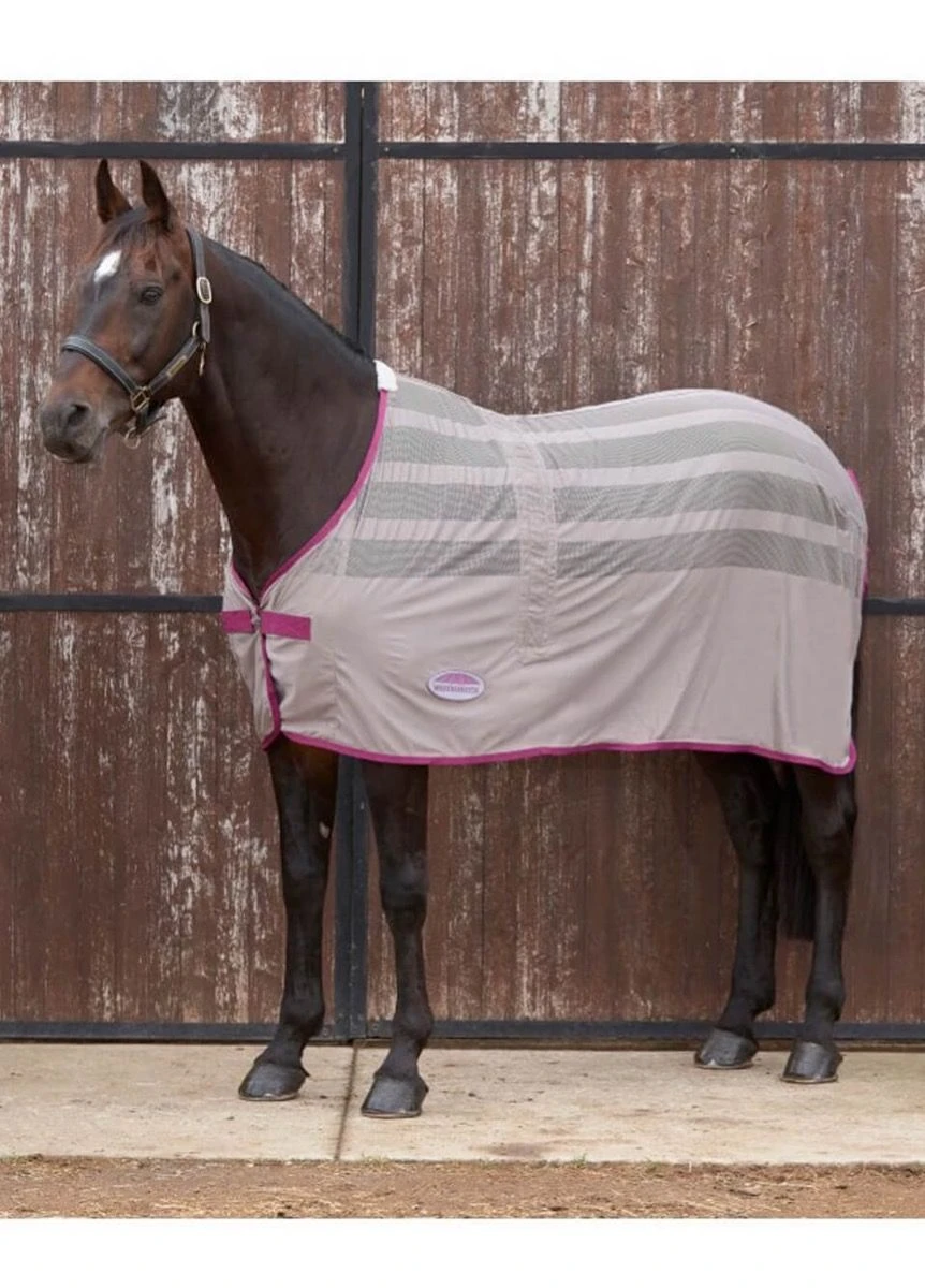 Weatherbeeta Scrim Cooler - Dark Grey/Orchid 3 Weatherbeeta Scrim Cooler - Dark Grey/Orchid