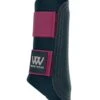 Woof Wear Club Brushing Boots - Black/Shiraz -Lemieux Equestrian Supplies Shop woof brush boot shiraz 1rdy